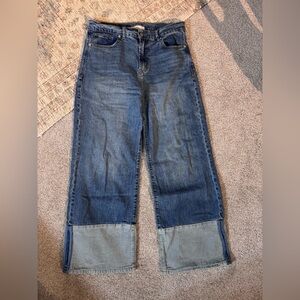 Habitual Dark Blue Wide Leg Jeans